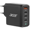 Image de Acer - Chargeur de batteries - GaN - CA 100/240 V - 100 Watt - connecteurs de sortie : 4 - noir