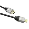 Image de j5create JDC42 - Câble DisplayPort - DisplayPort (M) verrouillé pour DisplayPort (M) verrouillé - DisplayPort 1.4 - 1.8 m - prise en charge de 4Kx2K60Hz, débit de données jusqu'à 21,6 Gbps - noir et gris