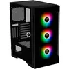 Image de Gamdias Boitier PC Moyen Tour ATX Gamdias Talos E2 Elite RGB avec panneaux vitrés - Noir