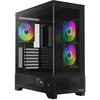 Image de Gamdias Boitier PC Moyen Tour ATX Gamdias Atlas M1 RGB avec panneaux vitrés - Noir