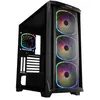 Image de Enermax StarryKnight SK30 - Mid tower - ATX étendu - panneau latéral fenêtré (verre trempé) - pas d'alimentation - noir - USB/Audio
