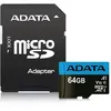 Image de ADATA 64GB, microSDHC, Class 10 64Go MicroSDHC UHS-I Classe 10 mémoire Flash - Mémoires Flash (microSDHC, Class 10, 64 Go, MicroSDHC, Classe 10, UHS-I, 85 Mo/s, Noir, Bleu)