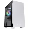 Image de Thermaltake S100 TG Snow - Tempered Glass Snow Edition - tour - micro ATX - panneau latÃ©ral fenÃªtrÃ© (verre trempÃ©) - pas d'alimentation (PS/2) - blanc - USB/Audio