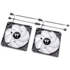 Image de Thermaltake Tt Ct140 Pc Cooling Fan White 2 Pack Cl-f149-pl12sw-a