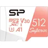 Image de Silicon Power SILICON POWER Superior - Carte mémoire flash (adaptateur microSDXC vers SD inclus(e)) - 512 Go - A1 / Video Class V30 / UHS-I U3 / Class10 - microSDXC UHS-I