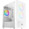 Image de XIGMATEK XIGMATEK Oreo Arctic - MT - micro ATX - panneau latéral fenêtré (verre trempé) - pas d'alimentation (ATX / PS/2) - blanc - USB/Audio
