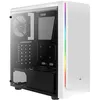 Image de AeroCool AEROCOOL Modèle : Boitier Moyen Tour ATX Rift Tempered Glass RGB avec panneau vitré (Blanc)