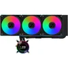 Image de Lian Li GA II Hydroshift II LCD-C 360CL Processeur Refroidisseur de liquide tout-en-un 12 cm Noir