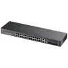 Image de ZyXEL Communications Zyxel GS2220-28 - Commutateur - Géré - 24 x 10/100/1000 + 4 x SFP Gigabit combiné - Montable sur rack