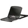 Image de ATEN CL3700NW Console LCD FHD WideScreen à deux rails et profondeur ultra courte avec une profondeur de 1U (USB / HDMI), version