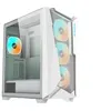 Image de Gigabyte C301 Glass V2 - Mid tower - ATX étendu - panneau latéral fenêtré (verre trempé) - pas d'alimentation (ATX) - blanc - USB/Audio