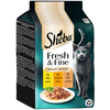 Image de 72x50g Fresh & Fine, poulet dinde et canard en sauce Sheba pâtée pour chat