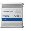Image de Teltonika TSW110 - Commutateur - non géré - 5 x 10/100/1000 - Montage sur rail DIN, montable en surface - PoE passif - Tension CC