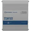 Image de Teltonika TSW101 - Commutateur - 5 x 10/100/1000 - Montage sur rail DIN, fixation murale - PoE+ - DC