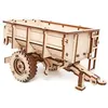 Image de Maquette 3D en bois - Remorque de tracteur 20 cm - Eco Wood Art