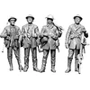 Image de Master Box Models 135 British Infantry Somme Battle Period 1916 - 5 Figures Set