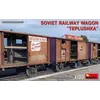 Image de Soviet Railway Wagon teplushka - 1:35e - Miniart