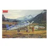 Image de Pilatus Pc-6/H2 Turbo Porter Air America - Maquette D'avion Roden Rod440-Roden
