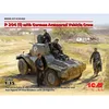 Image de Panzerspahwagen P 204 (F) Avec L'Ã©quipage Allemand De VÃ©hicules BlindÃ©s - Icm Icm35382-Icm