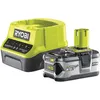 Image de Ryobi Pack chargeur rapide 2,0 A + 1 Batterie Lithium+ 18V ONE+ ? 4,0 Ah - RC18120-140