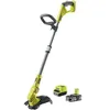 Image de Coupe bordures - dresse bordures RYOBI 18V One+ - 1 batterie LithiumPlus 2.5Ah - 1 chargeur rapide - 1 TÃªte double lames dentelÃ©es RLT183225FPK