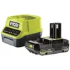Image de Ryobi Pack batterie RYOBI 18V One+ 2.0Ah LithiumPlus - 1 chargeur rapide 2.0Ah RC18120-120C