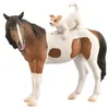 Image de Collecta animaux de ferme chien de cheval junior 125 cm brun/blanc