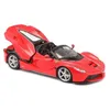 Image de BBurago Burago Voiture Ferrari En Métal Aperta Rouge A L'échelle 1/24eme-Bburago