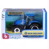 Image de Tracteur New Holland Bburago 1/32 Collection Ferme Bleu et Noir