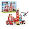 Image de Max Build More Fire Station Large Brick Set (976 Bricks)