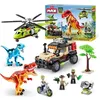 Image de Set de construction - Dino Adventure Dino Hunt - Aventure Préhistorique avec Dinosaures et Véhicules - 592 pièces