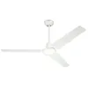Image de Westinghouse Lighting 7226840 Ventilateur Pour Plafond Industrial Avec Interrupteur Mural Et Mode ÃtÃ©/Hiver Blanc 142 Cm