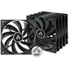 Image de ARCTIC Case Acc Arctic Compatible P12 Fan 12cm Pwm Pst Rgb Black 3pc