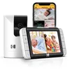 Image de KODAK Cherish C525P Moniteur vidéo Intelligent pour bébé vidéo de qualité pour des vérifications Rapides et en Toute Confiance Longue durée de Vie de la Batterie Pendant la Nuit et Les Siestes