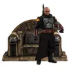Image de Figurine Hot Toys Tms056d - Star Wars : The Mandalorian - Boba Fett Repaint Armor Version & Throne Deluxe Version