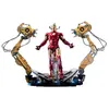 Image de Figurine Hot Toys QS021 - Marvel Comics - Iron Man 2 - Iron Man Mark IV With Suit Up Gantry Version