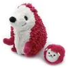 Image de Peluche HÃ©risson Et Son BÃ©bÃ© Betterave Piktou Les Ptipotos - Les DÃ©glingos