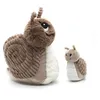 Image de Peluche Ptipotos Escargot Maman Et Son BÃ©bÃ© Brun - Les DÃ©glingos