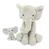 Image de Peluche Les Ptipotos ÃlÃ©phant Et Son BÃ©bÃ© Gris - Les DÃ©glingos