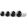 Image de Tapo C410 V1 - Caméra de surveillance réseau - intérieur, extérieur - résistant aux intempéries - couleur (Jour et nuit) - 3 MP - 2304 x 1296 - 2K - Focale fixe - audio - sans fil - Wi-Fi - 2.4GHz radio - H.264 (pack de 4)