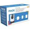 Image de Pack CamÃ©ra de surveillance TP-Link Tapo intÃ©rieure Blanc et Noir + Capteur de mouvement + DÃ©tÃ©cteur d'ouverture fermeture + Hub de connexion alarme