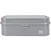 Image de KODAK Film Case (135) - BoÃ®tier Compact en Acier pour 5 Rouleaux de Film 135 mm, Capot Amovible, Design AnnÃ©es 70, Protection PoussiÃ¨re et HumiditÃ© - Gris