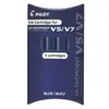 Image de Pilot set 3 cartouches v5 7 rechargeable rouge bxs-ic-r-s3