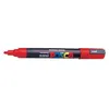 Image de Uni-Ball Marqueur Gouache Posca (Pc-5m), Rouge MÂ¿Tallique