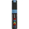 Image de Uni-ball Posca Marqueur pointe large biseautée Bleu métal