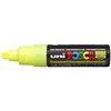 Image de Marqueur Pte Large BiseautÃ©e Posca Pc8k 8mm Jaune Fluo