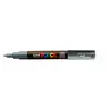 Image de Marqueur Pte conique extra-fine POSCA PC1MC 0,7 - 1mm Gris Ardoise