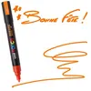 Image de Marqueur Posca - Pointe conique moyenne - Orange fluo - Posca