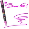 Image de Marqueur Posca - Pointe conique moyenne - Rose fluo - Posca