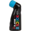 Image de Posca Marqueur - Posca - Mop'r - Bleu Clair - Pointe Ronde Xxl - 3 À 19 Mm - Tous Supports